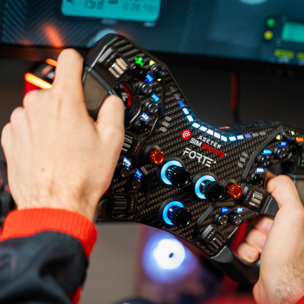 Asetek SimSports Racing Forte Sim Steering Wheel