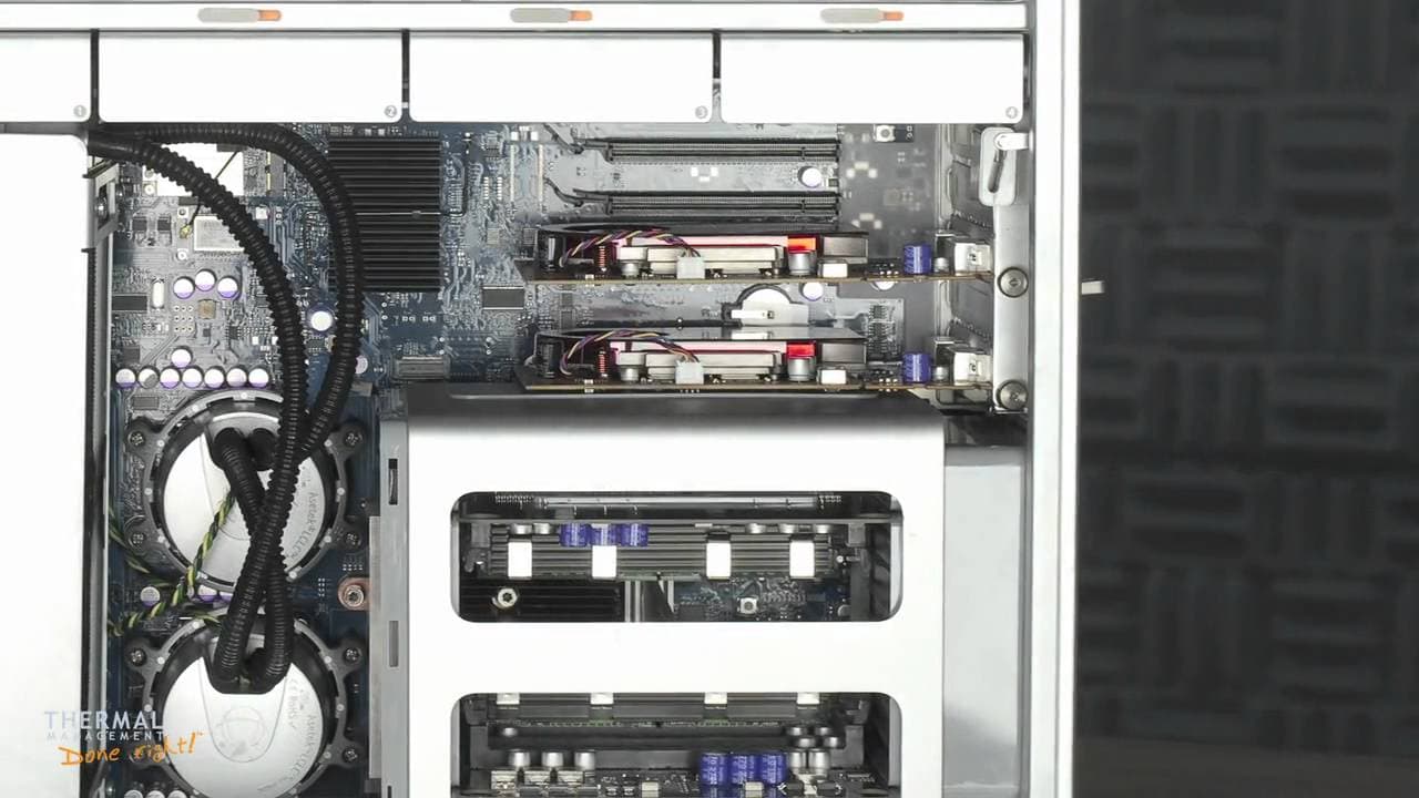 Asetek Liquid Cooled Overclocked Apple Mac Pro Asetek