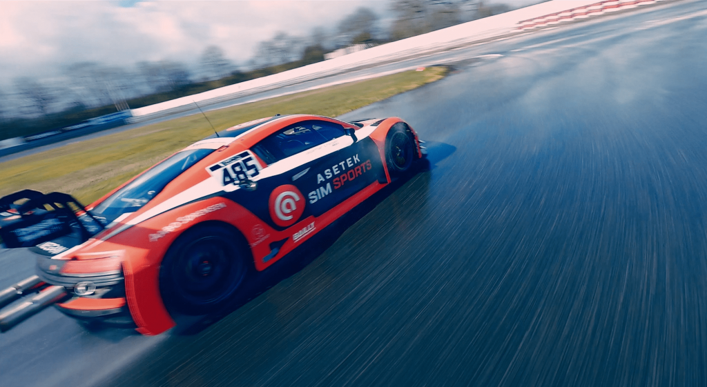 Asetek Simsports Audi R8 racecar