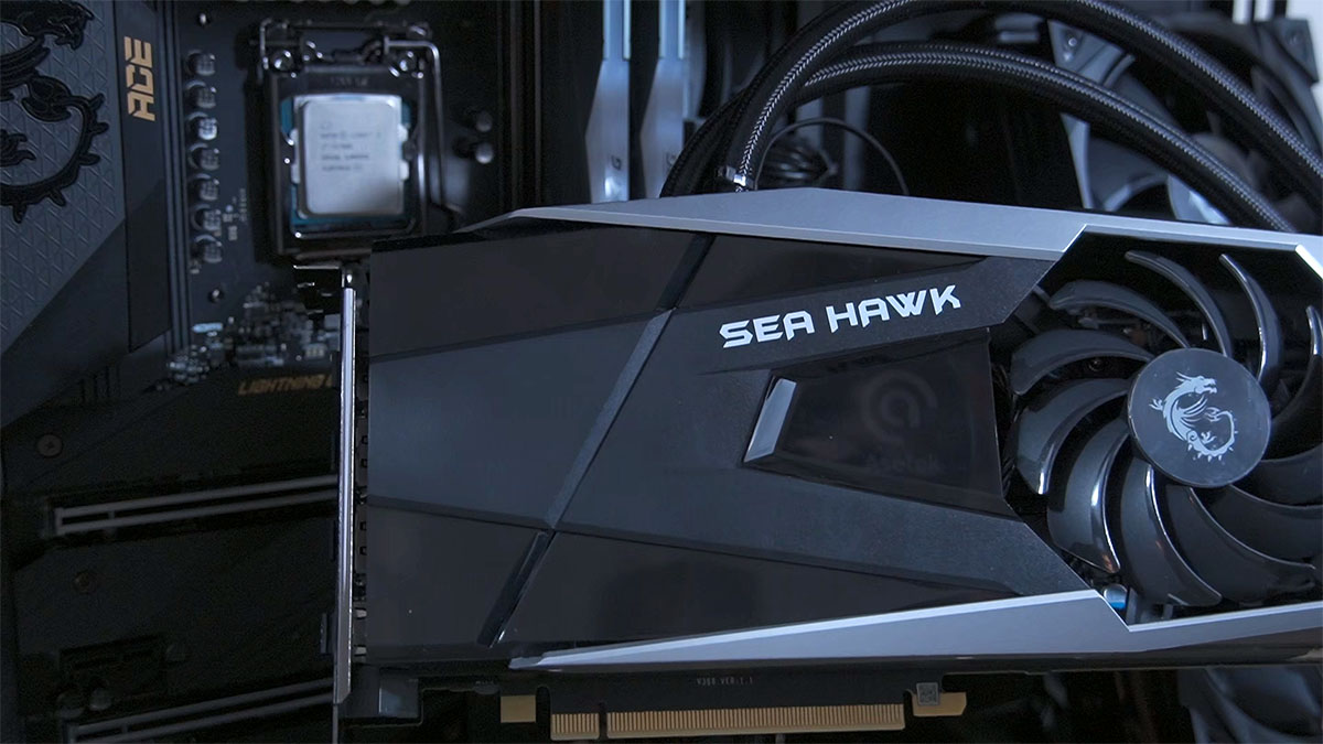 MSI Seahawk RTX 3090 Liquid Cooled Video Card