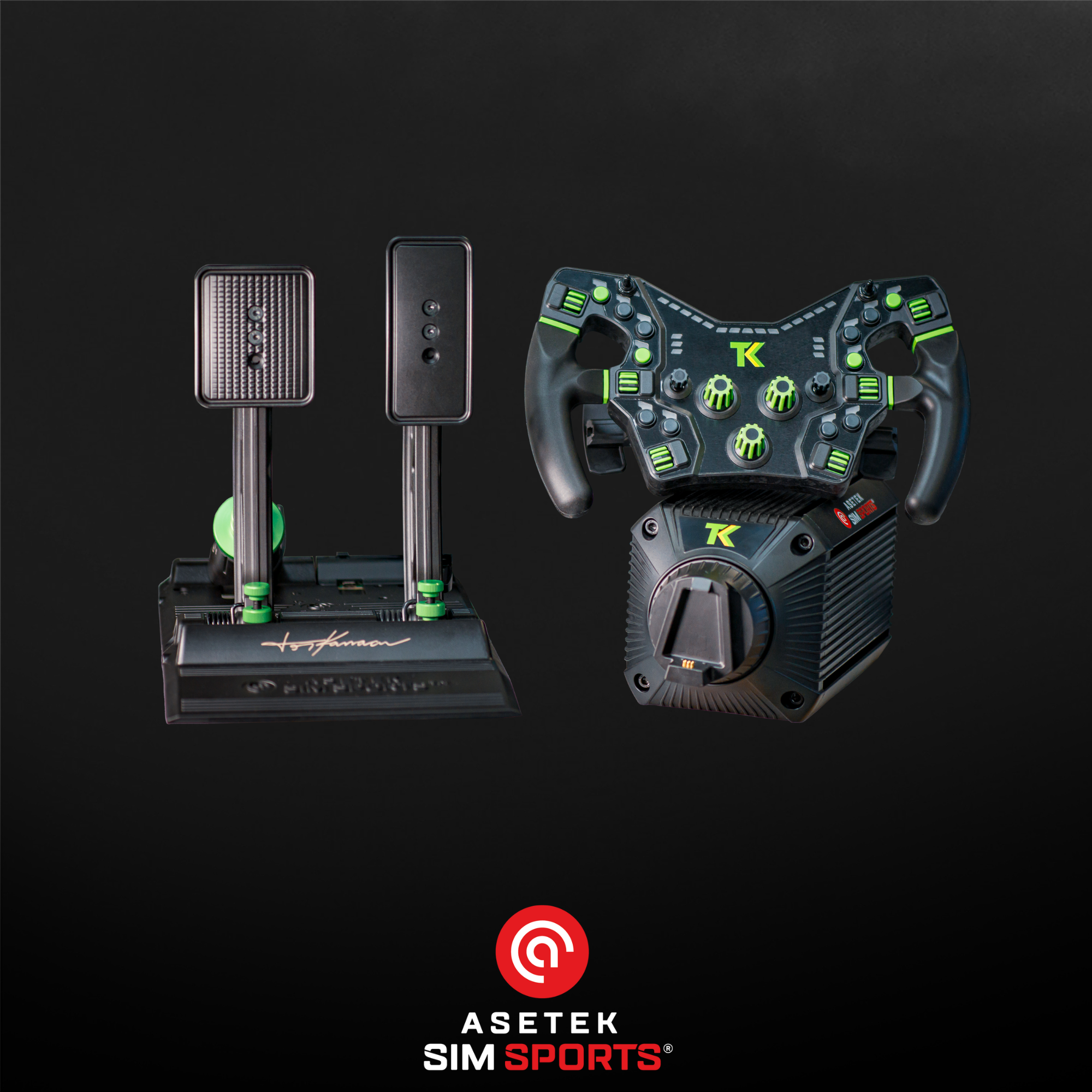 Asetek and Tony Kanaan Sim Racing Gear Asetek